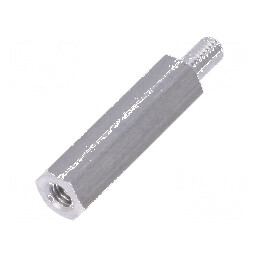 Piuliță distanțieră filetată 12mm M4 hexagonală pentru prindere sigură | Electronic-mag.ro | Componente Electronice