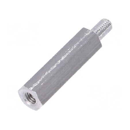 Piuliță distanțieră filetată 12mm M4 hexagonală pentru prindere sigură | Electronic-mag.ro | Componente Electronice