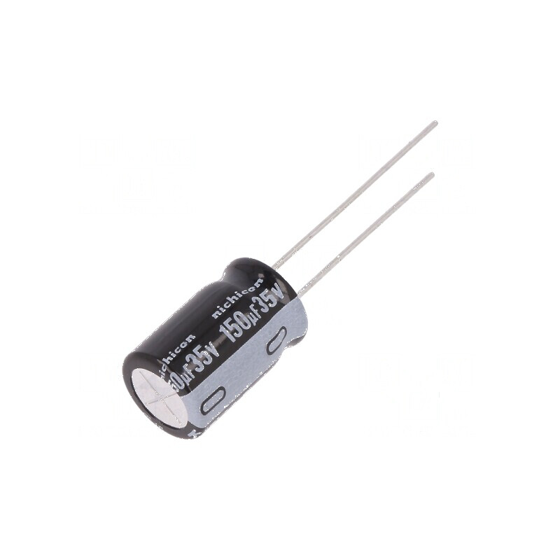 Condensator electrolitic THT 150uF 35VDC Ø10x16mm Raster 5mm pentru circuite electronice | Electronic-mag.ro | Componente Electronice Condensator electrolitic THT 150uF 35VDC Ø10x16mm Raster 5mm pentru circuite electronice | Electronic-mag.ro | Componente Electronice