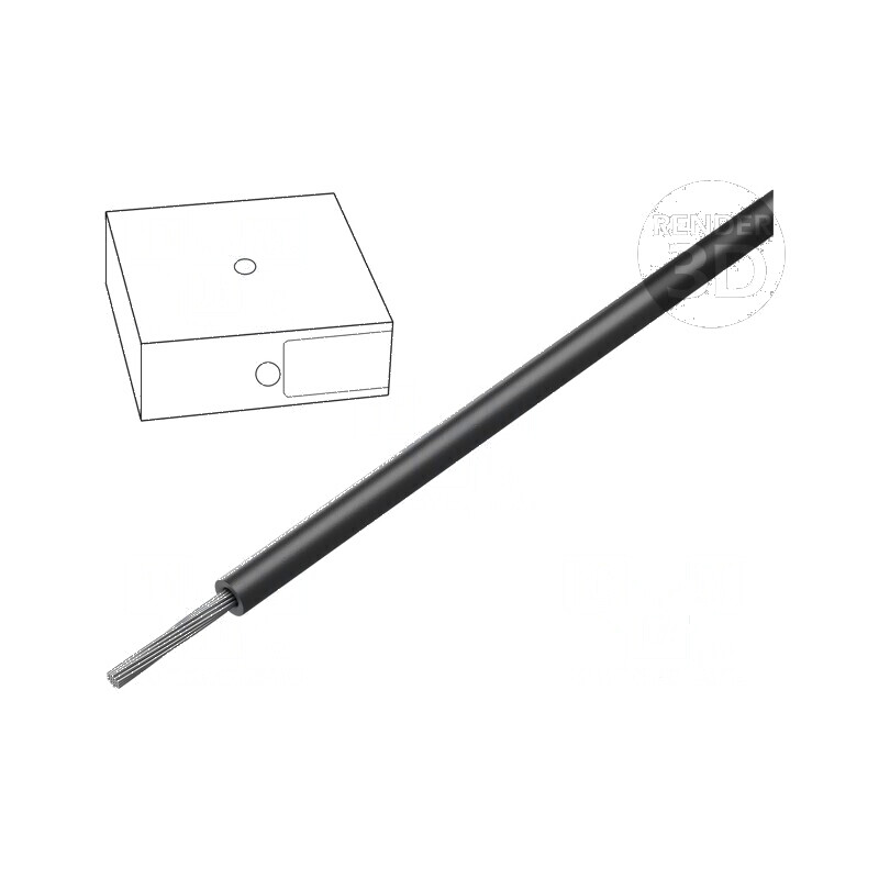 Cablu ÖLFLEX® WIRE MS1 litat Cu 0,5mm² 22AWG PVC negru 300V - cablu electric de înaltă calitate pentru aplicații industria | Electronic-mag.ro | Componente Electronice
