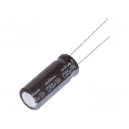 Condensator electrolitic low ESR THT 1200uF 10VDC Ø10x25mm pentru aplicații electronice | Electronic-mag.ro | Componente Electronice