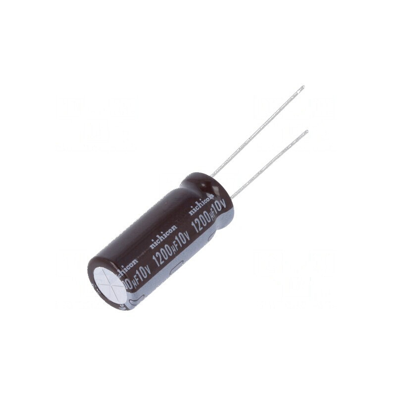 Condensator electrolitic low ESR THT 1200uF 10VDC Ø10x25mm pentru aplicații electronice | Electronic-mag.ro | Componente Electronice Condensator electrolitic low ESR THT 1200uF 10VDC Ø10x25mm pentru aplicații electronice | Electronic-mag.ro | Componente Electronice