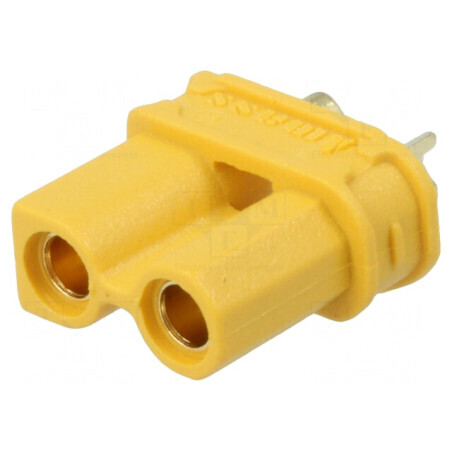 Conector alimentare DC XT30 mamă cu 2 pini pentru cablu lipire | Electronic-mag.ro | Componente Electronice