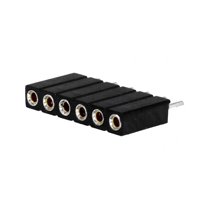 Conector şiruri pini soclu mamă cu 6 contacte întoarse THT | Electronic-mag.ro | Componente Electronice Conector şiruri pini soclu mamă cu 6 contacte întoarse THT | Electronic-mag.ro | Componente Electronice