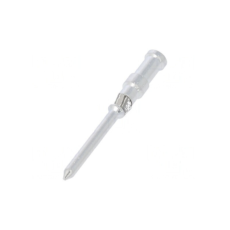 Pin tată din aliaj de cupru argintat 0,37mm2 22AWG, crimpat, vrac | Electronic-mag.ro | Componente Electronice