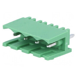Regletă de conexiuni deconectabilă 5mm cu 4 socluri dreptunghiulare | Electronic-mag.ro | Componente Electronice