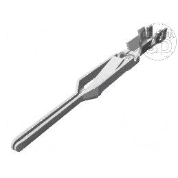 Pin tată gold flash 0,12-0,4mm² 26AWG-22AWG crimpat pe cablu - Conector electric de calitate superioară | Electronic-mag.ro | Componente Electronice