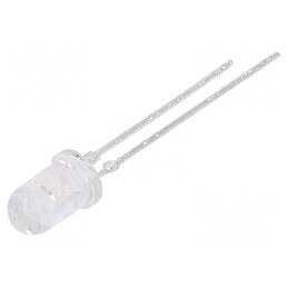 LED 5mm verde 16800÷32900mcd 30° convex 120mW pentru iluminare eficientă | Electronic-mag.ro | Componente Electronice