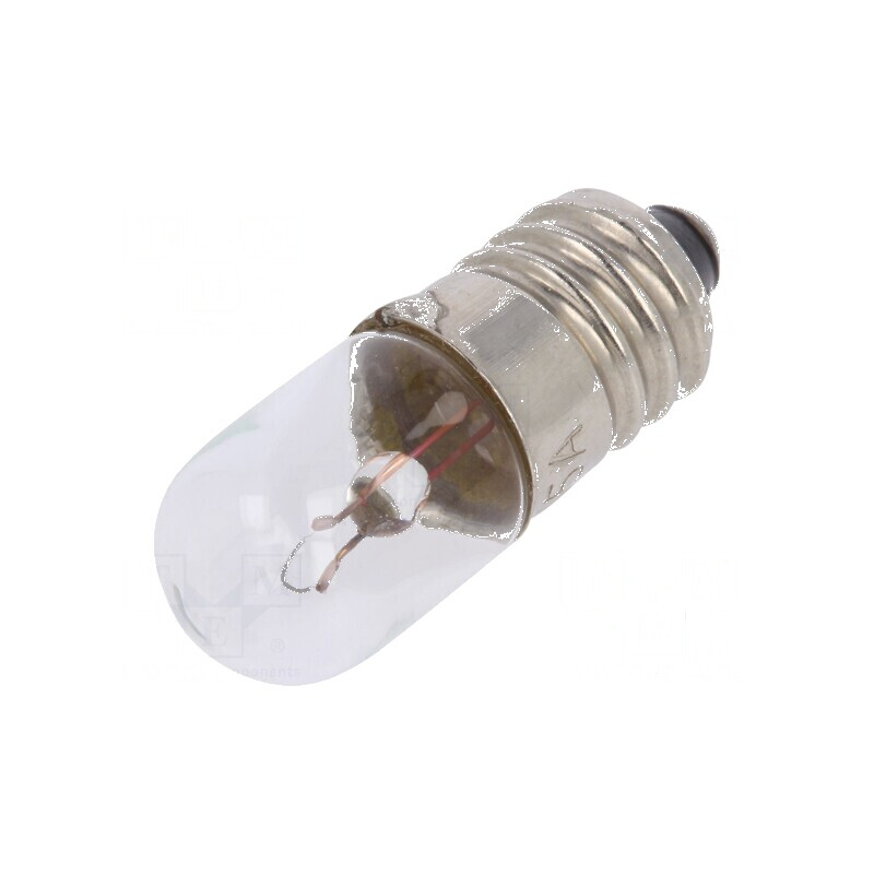 Lampă miniaturală E10 6VDC 150mA cilindric 1W Ø 10mm - Balon | Electronic-mag.ro | Componente Electronice Lampă miniaturală E10 6VDC 150mA cilindric 1W Ø 10mm - Balon | Electronic-mag.ro | Componente Electronice