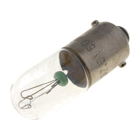 Lampă baionetă BA9S 37,5VDC 50mA T3 1/4 10,3mm 3000h | Electronic-mag.ro | Componente Electronice