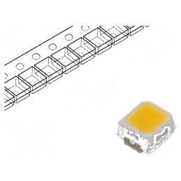 Bec LED SMD alb cald 5-7,8lm 1500-2800mcd 2700K 120° 20mA | Electronic-mag.ro | Componente Electronice