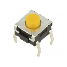 Microîntrerupător TACT SPST-NO 0,05A/24VDC THT Poz: 2 Fără Contacte | Electronic-mag.ro | Componente Electronice