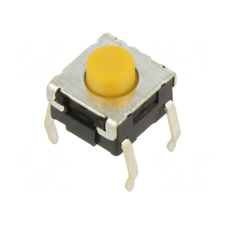 Microîntrerupător TACT SPST-NO 0,05A/24VDC THT Poz: 2 Fără Contacte | Electronic-mag.ro | Componente Electronice