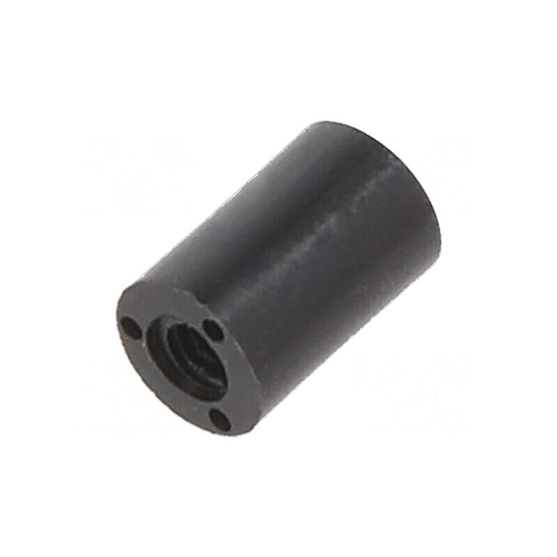 Manşon distanţier cilindric din poliamidă M2, lungime 6mm, diametru exterior 4mm | Electronic-mag.ro | Componente Electronice