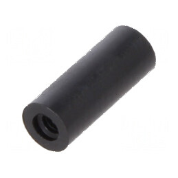 Manşon distanţier cilindric din poliamidă M2, lungime 10mm, diametru exterior 4mm | Electronic-mag.ro | Componente Electronice