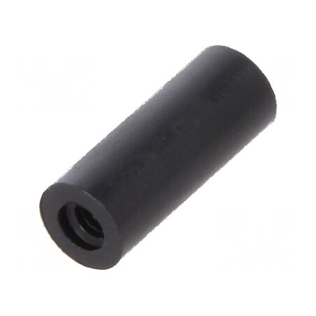 Manşon distanţier cilindric din poliamidă M2, lungime 10mm, diametru exterior 4mm | Electronic-mag.ro | Componente Electronice
