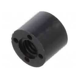 Manşon distanţier cilindric din poliamidă M2,5 - Lungime 4mm, Diametru exterior 5mm | Electronic-mag.ro | Componente Electronice