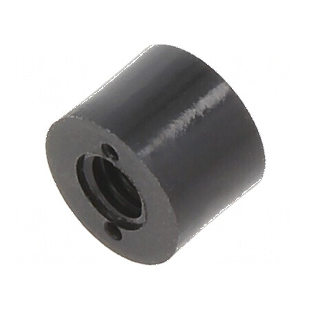 Manşon distanţier cilindric poliamidă M4, 6mm lungime, 8mm diametru exterior | Electronic-mag.ro | Componente Electronice