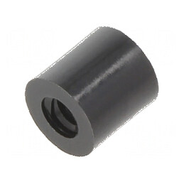 Manşon distanţier cilindric din poliamidă M4, lungime 8mm, diametru exterior 8mm | Electronic-mag.ro | Componente Electronice