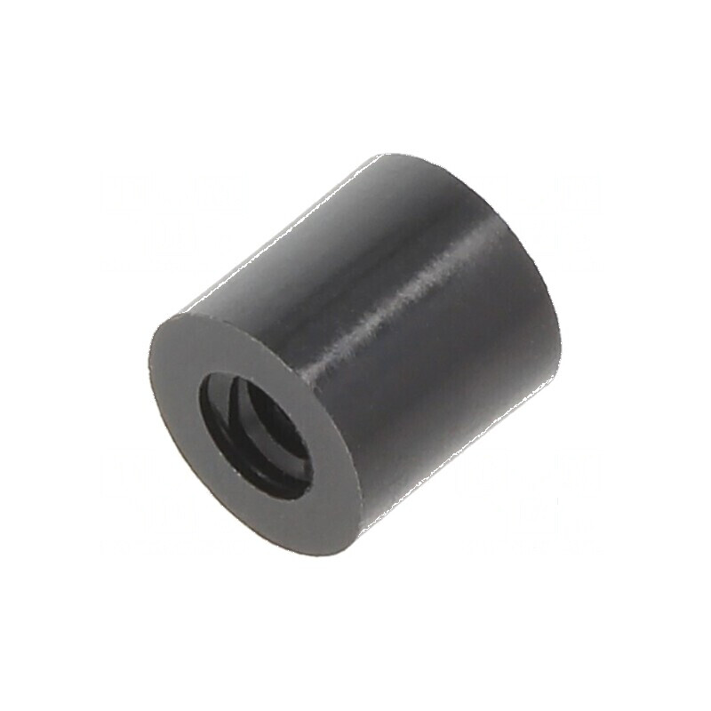 Manşon distanţier cilindric din poliamidă M4, lungime 8mm, diametru exterior 8mm | Electronic-mag.ro | Componente Electronice
