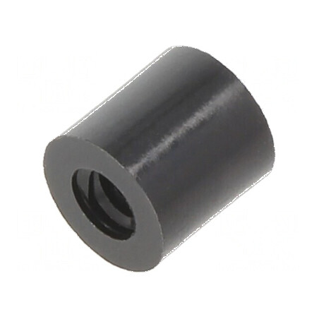 Manşon distanţier cilindric din poliamidă M4, lungime 8mm, diametru exterior 8mm | Electronic-mag.ro | Componente Electronice