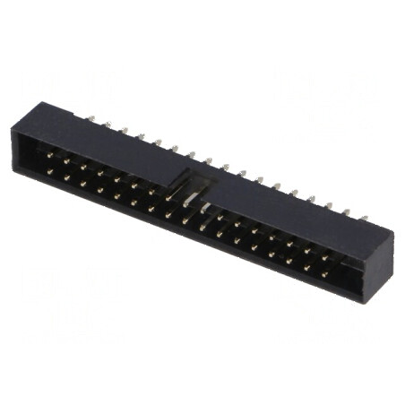 Conector IDC soclu tată 34 PIN THT gold flash 2mm drept | Electronic-mag.ro | Componente Electronice