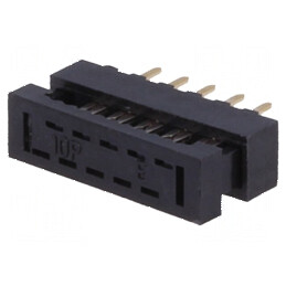 Conector IDC 10 PIN THT pentru cablu-bandă 1mm - Adaptori | Electronic-mag.ro | Componente Electronice