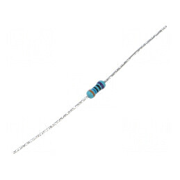 Rezistor metal film THT 360Ω 0,6W ±0,1% Ø2,5x6,8mm 15ppm/°C - Componentă electronică de precizie | Electronic-mag.ro | Componente Electronice