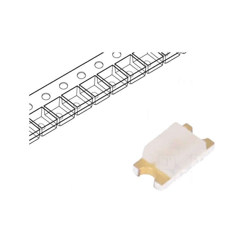 LED SMD 1206 Verde 45-145mcd 3,2x1,6x1,1mm 140° 20mA 78mW - Lumină Eficientă pentru Proiecte DIY | Electronic-mag.ro | Componente Electronice LED SMD 1206 Verde 45-145mcd 3,2x1,6x1,1mm 140° 20mA 78mW - Lumină Eficientă pentru Proiecte DIY | Electronic-mag.ro | Componente Electronice