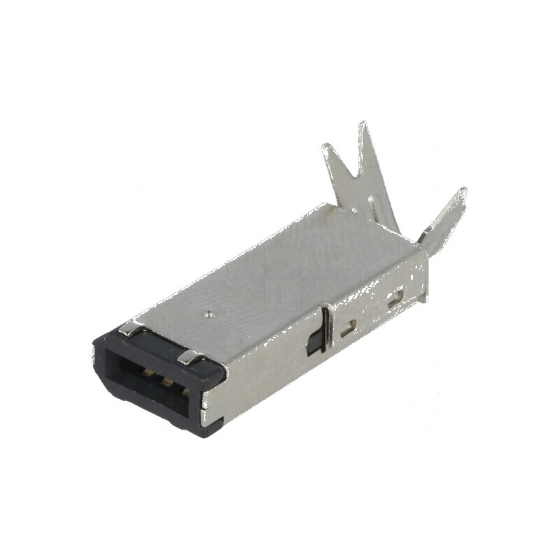 Conector IEEE1394 mufa cablu lipire PIN 6 drept ecranat | Electronic-mag.ro | Componente Electronice Conector IEEE1394 mufa cablu lipire PIN 6 drept ecranat | Electronic-mag.ro | Componente Electronice