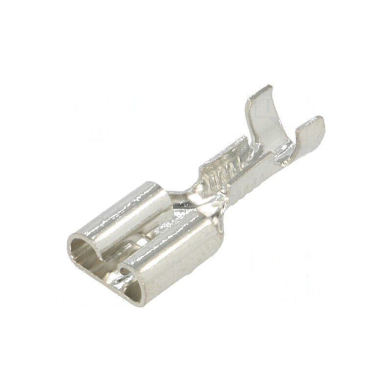 Terminal plat 6,4mm 0,8mm mamă crimpat pe cablu drept din alamă | Electronic-mag.ro | Componente Electronice Terminal plat 6,4mm 0,8mm mamă crimpat pe cablu drept din alamă | Electronic-mag.ro | Componente Electronice