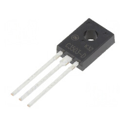 Tranzistor NPN bipolar 300V 0,1A 7W TO126ISO pentru circuite electrice | Electronic-mag.ro | Componente Electronice