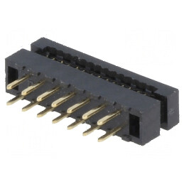 Conector IDC adaptori PIN 14 THT pentru cablu-bandă 1mm - set de 10 bucăți | Electronic-mag.ro | Componente Electronice