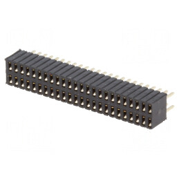 Conector şiruri pini soclu mamă 48 PIN 1,27mm THT 2x24 | Electronic-mag.ro | Componente Electronice