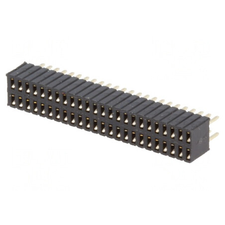 Conector şiruri pini soclu mamă 48 PIN 1,27mm THT 2x24 | Electronic-mag.ro | Componente Electronice