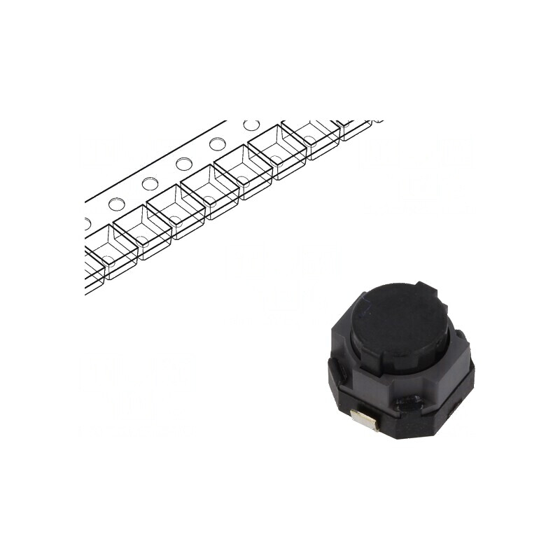 Microîntrerupător TACT SPST 0,05A 12VDC SMT Pozitie 2 fără 2,2N | Electronic-mag.ro | Componente Electronice Microîntrerupător TACT SPST 0,05A 12VDC SMT Pozitie 2 fără 2,2N | Electronic-mag.ro | Componente Electronice