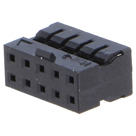 Conector cablu-cablu/PCB mufă mamă 10 pini Milli-Grid, pas 2mm | Electronic-mag.ro | Componente Electronice