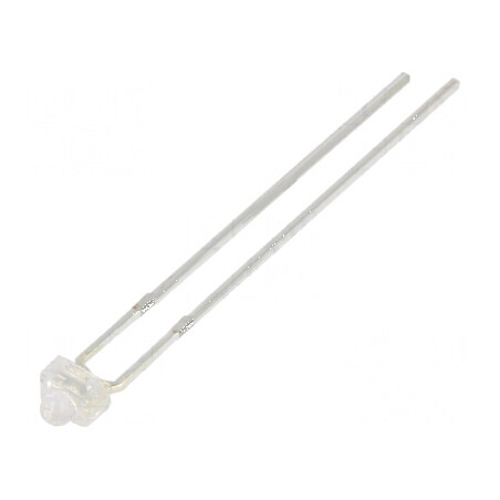LED UV 30° 20mA 114mW λd: 360÷370nm 3÷3,8VDC THT - Lampa LED pentru iluminare UV | Electronic-mag.ro | Componente Electronice