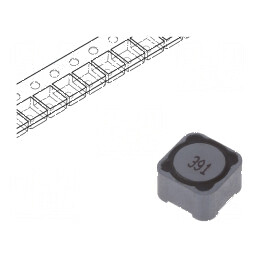Inductor SMD 390uH 880mA 700mΩ ±20% 12x12x8mm pentru temperaturi -40÷125°C | Electronic-mag.ro | Componente Electronice