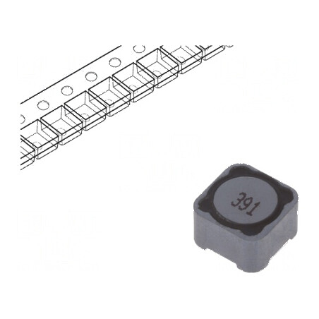 Inductor SMD 390uH 880mA 700mΩ ±20% 12x12x8mm pentru temperaturi -40÷125°C | Electronic-mag.ro | Componente Electronice