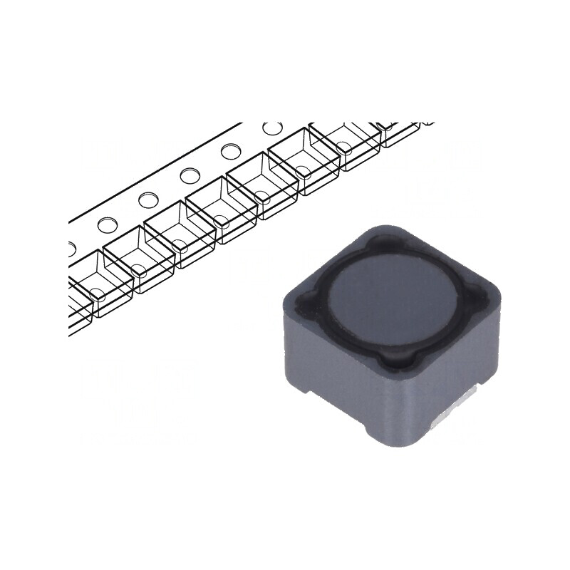 Inductor SMD 7,6uH 5,9A 20mΩ ±20% 12x12x8mm -40÷125°C | Electronic-mag.ro | Componente Electronice