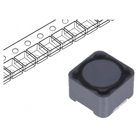Inductor SMD 7,6uH 5,9A 20mΩ ±20% 12x12x8mm -40÷125°C | Electronic-mag.ro | Componente Electronice