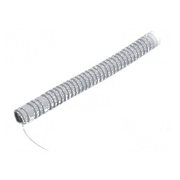 Tub de protecție PVC gri 16mm, lungime 25m, rezistență 320N, temperatură -25÷60°C | Electronic-mag.ro | Componente Electronice