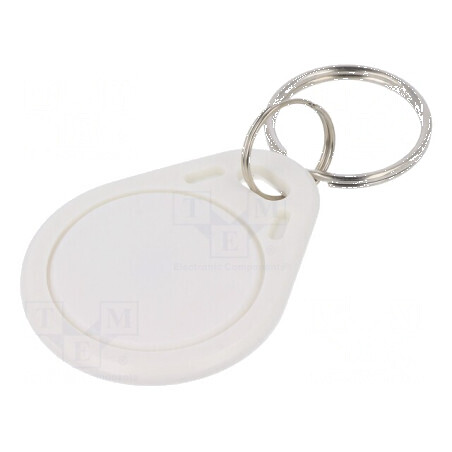 Breloc RFID plastic alb 125kHz 8BROM - Card de acces securizat | Electronic-mag.ro | Componente Electronice