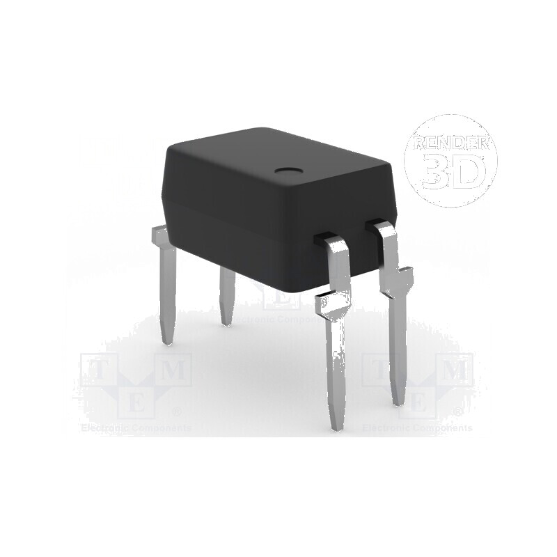 Optocuplor THT DIP4 cu 1 canal, ieșire tranzistori, izolație 5kV, Uce 80V | Electronic-mag.ro | Componente Electronice