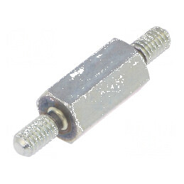 Piuliță distanțieră filetată 15mm M4 hexagonală pentru prindere sigură | Electronic-mag.ro | Componente Electronice