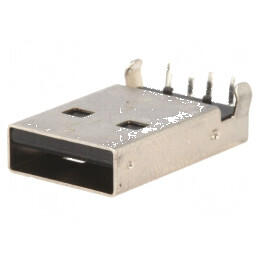 Conector USB A mufă THT unghi 90° 1,5A poliamidă 500V | Electronic-mag.ro | Componente Electronice