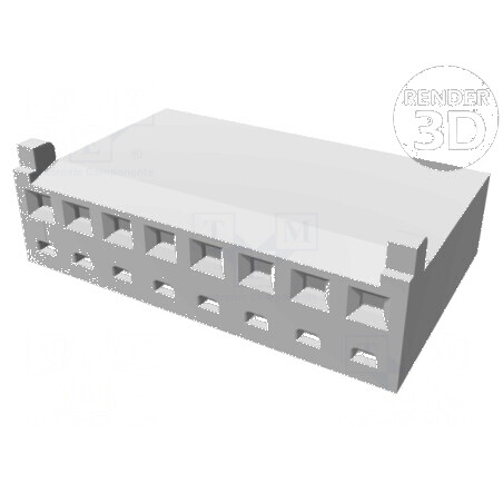 Conector cablu-placă CST-100 2,54mm 8 PIN mamă pe cablu | Electronic-mag.ro | Componente Electronice
