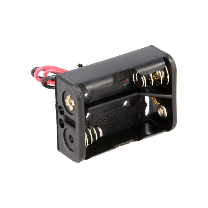 Suport N,R1 Nr.bat: 2 cabluri negre 150mm - Accesoriu electric de montare | Electronic-mag.ro | Componente Electronice