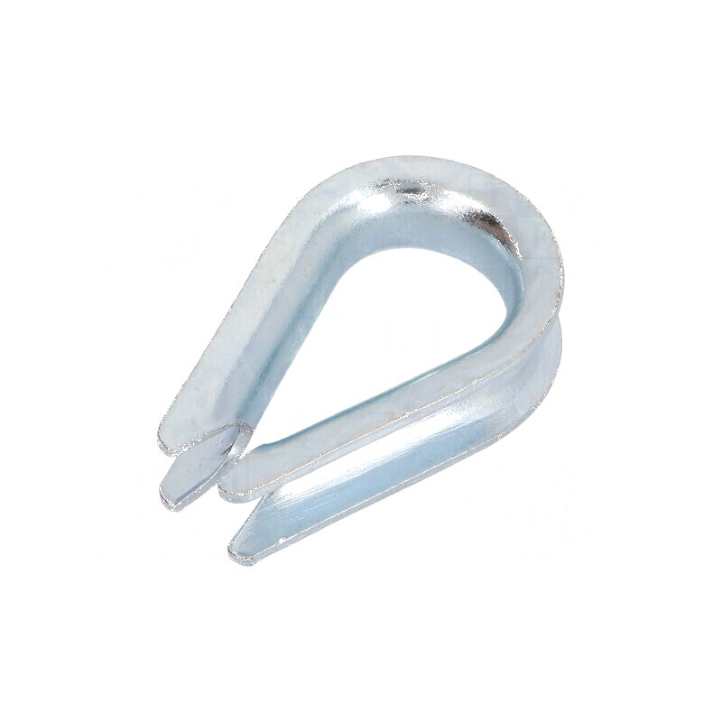 Cârlig de fixare pentru cablu din oțel, compatibil cu cabluri Øliny 8mm, zincat | Electronic-mag.ro | Componente Electronice